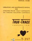 True Trace-True Trace Model 1110, Control Service Manual Year (1974)-1110-02